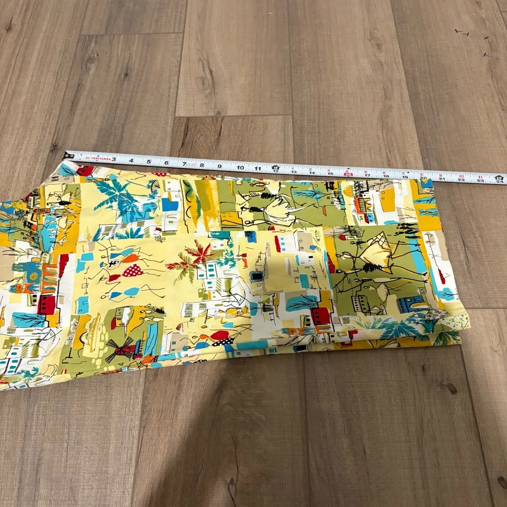 SPORT HALEY French Quarters Theme scenic toile Capri Pants yellow size 12‎ - Image 11