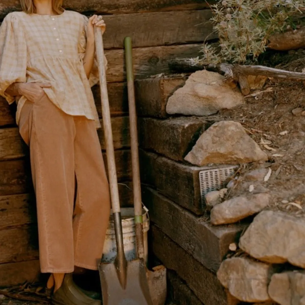 Rudy Jude Sal Wide Leg Navy Blue Corduroy Trousers size 2 - Image 2