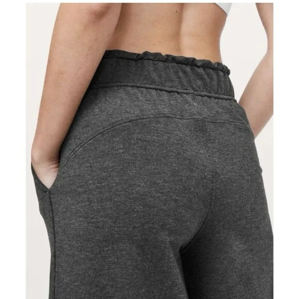 Lululemon Wide Leg Hello Sunday Crop Pants Heathered Mod Black Gray Women’s 6 - Image 3