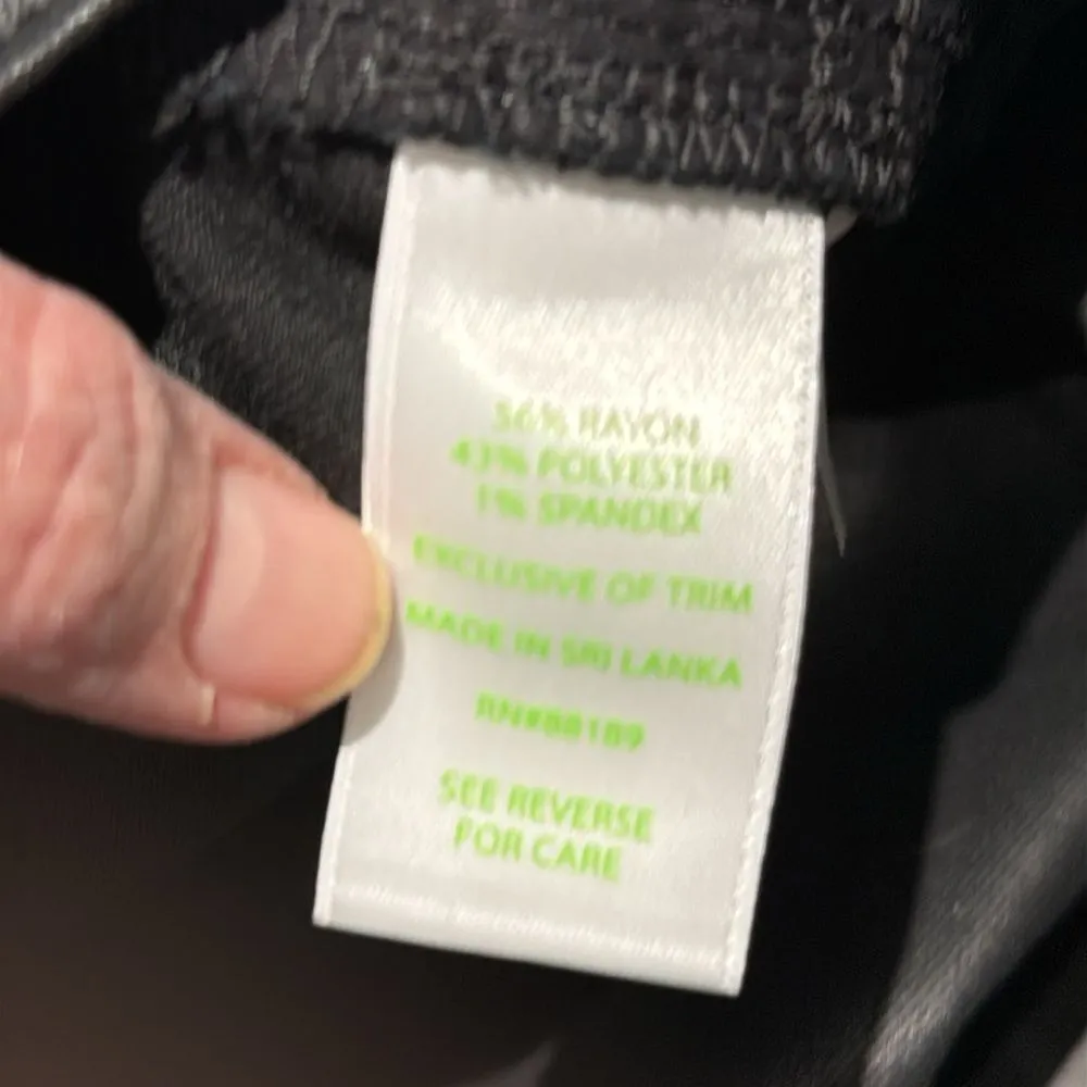 Lilly Pulitzer Eagan Black High Rise Coated Skinny Jeans D31 - Image 5