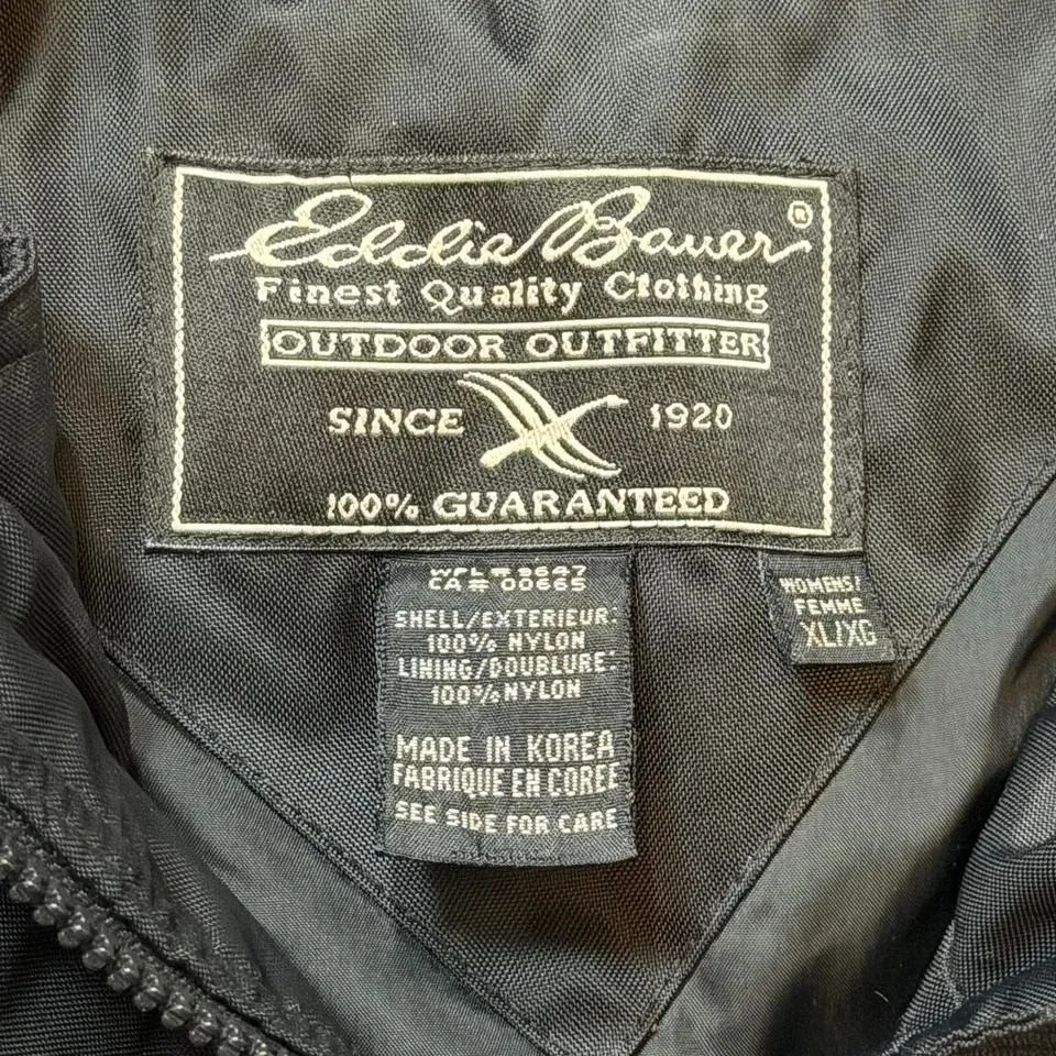 Vintage Eddie Bauer Waterproof Windbreaker Hooded Parka Jacket - Image 6