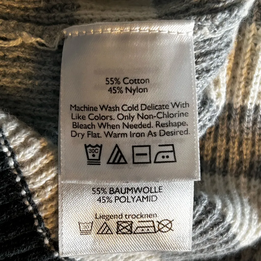 Eddie Bauer Multicolor Striped Turtleneck Sweater 2XL - Image 8