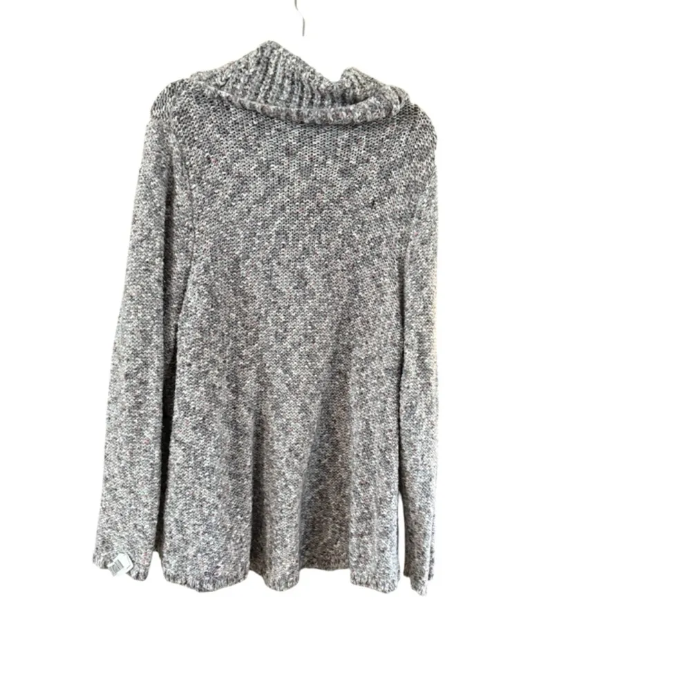 Lane Bryant Plus Heather Grey Cowl Neck Sweater 18/20 - Image 9