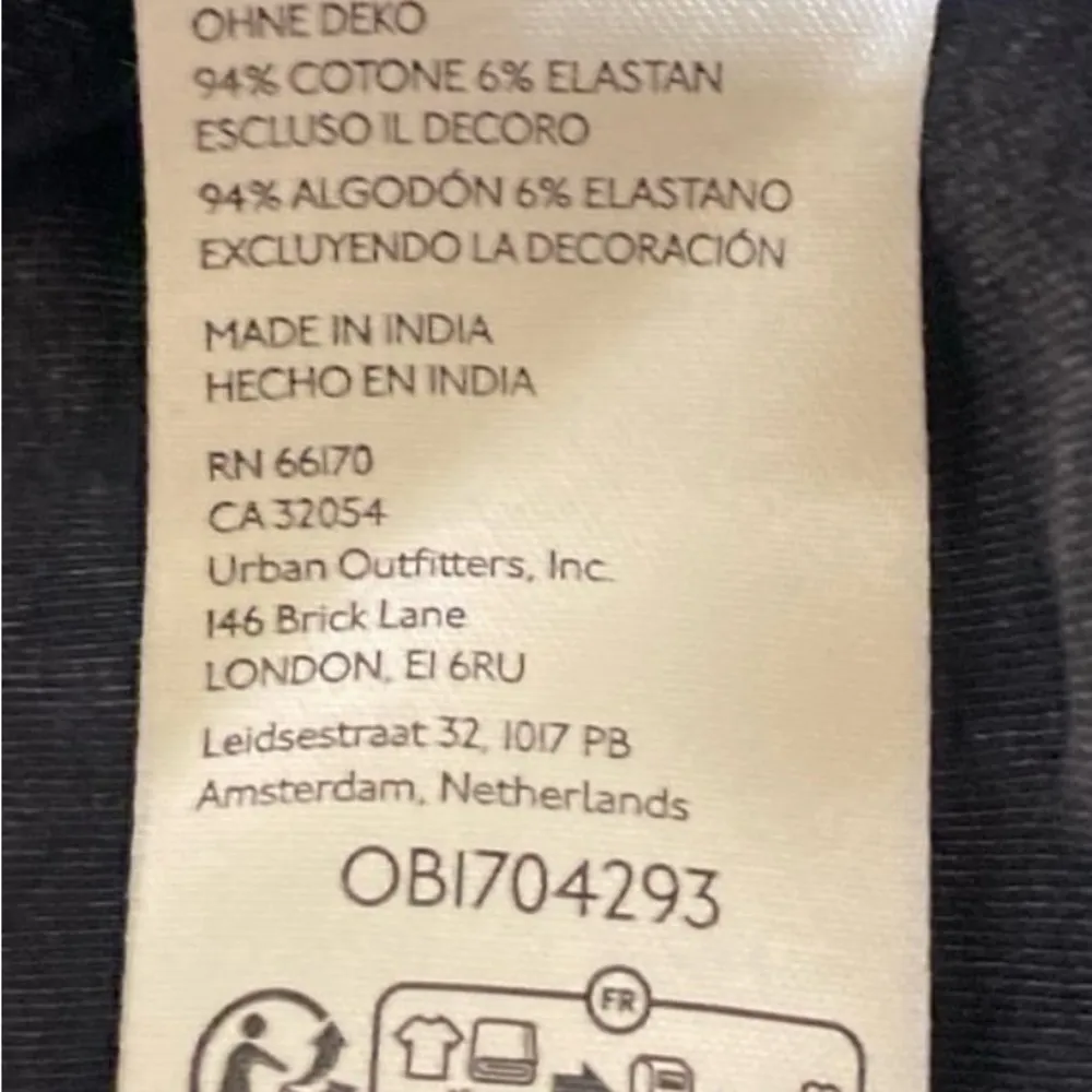 We The Free Micro Mini Visit › Black Acid Wash Skirt.Size Small - Image 8