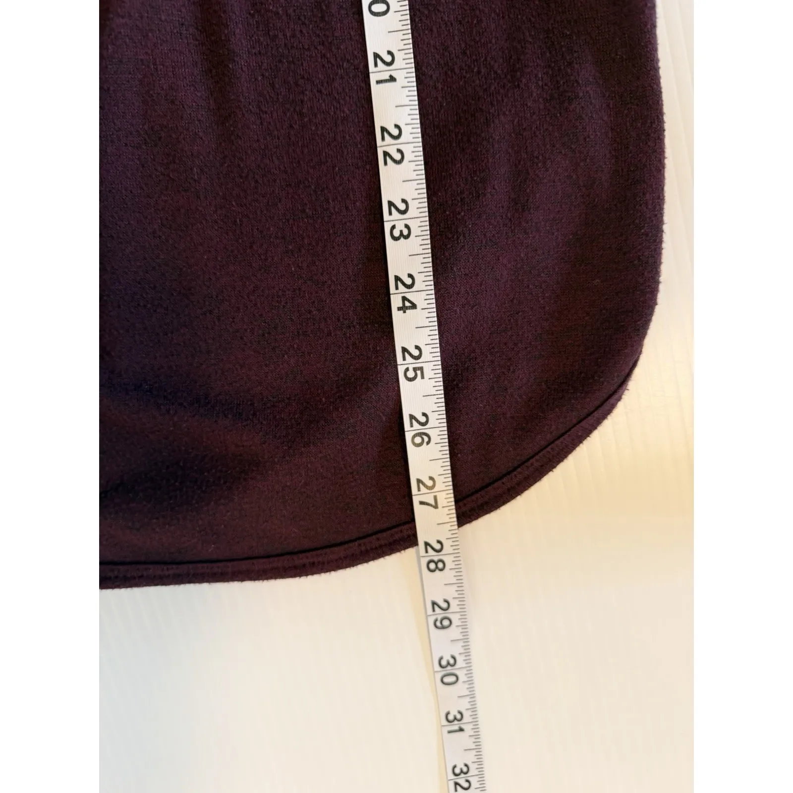 Athleta Lombard Sweater Auberge‎ Lightweight Womens Small Top Athleisiure Maroon - Image 5