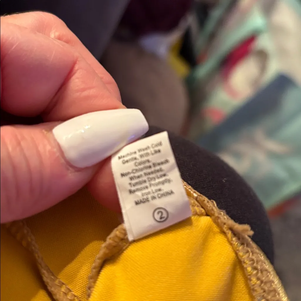 Rave Festival Gold Metallic Skirt + Bikini Set - Image 8