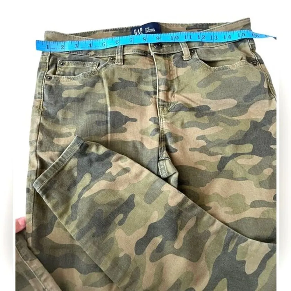 Gap Denim camouflage Jean/leggings skimmer comfortable 6/28. - Image 4