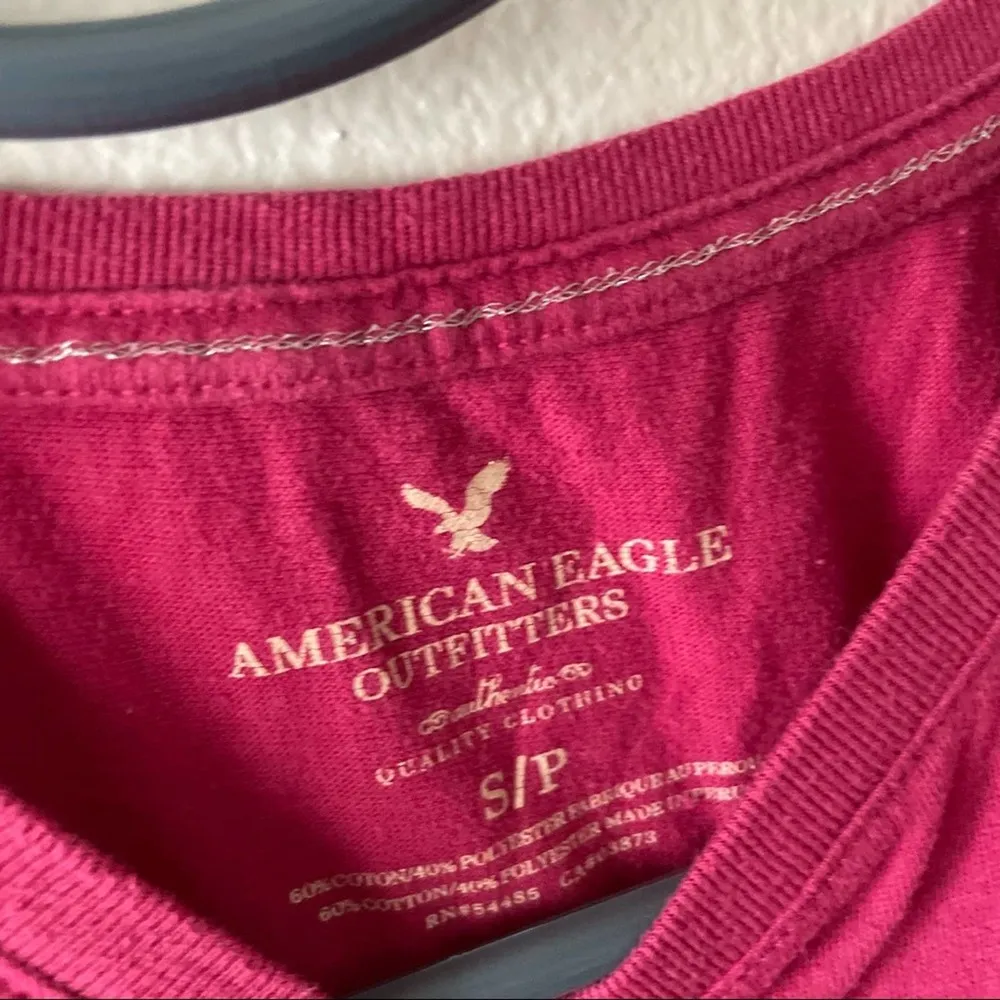 American Eagle Y2K LOVE Applique Fitted Tee - Image 3