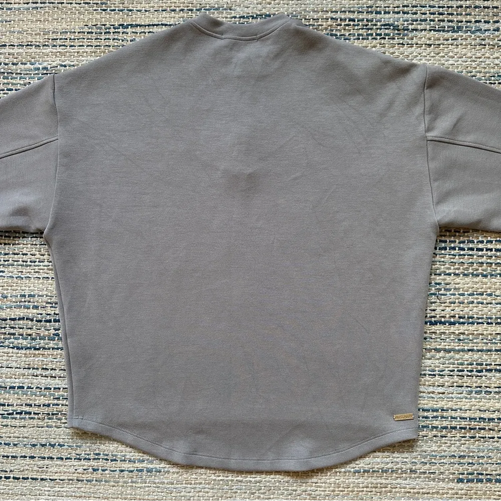 Phoebe Zip Crew in Stone Size X-Small - Image 11