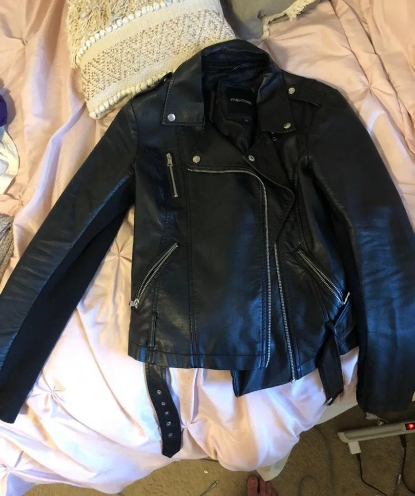 Maurice's Black Leather Jacket - Image 6