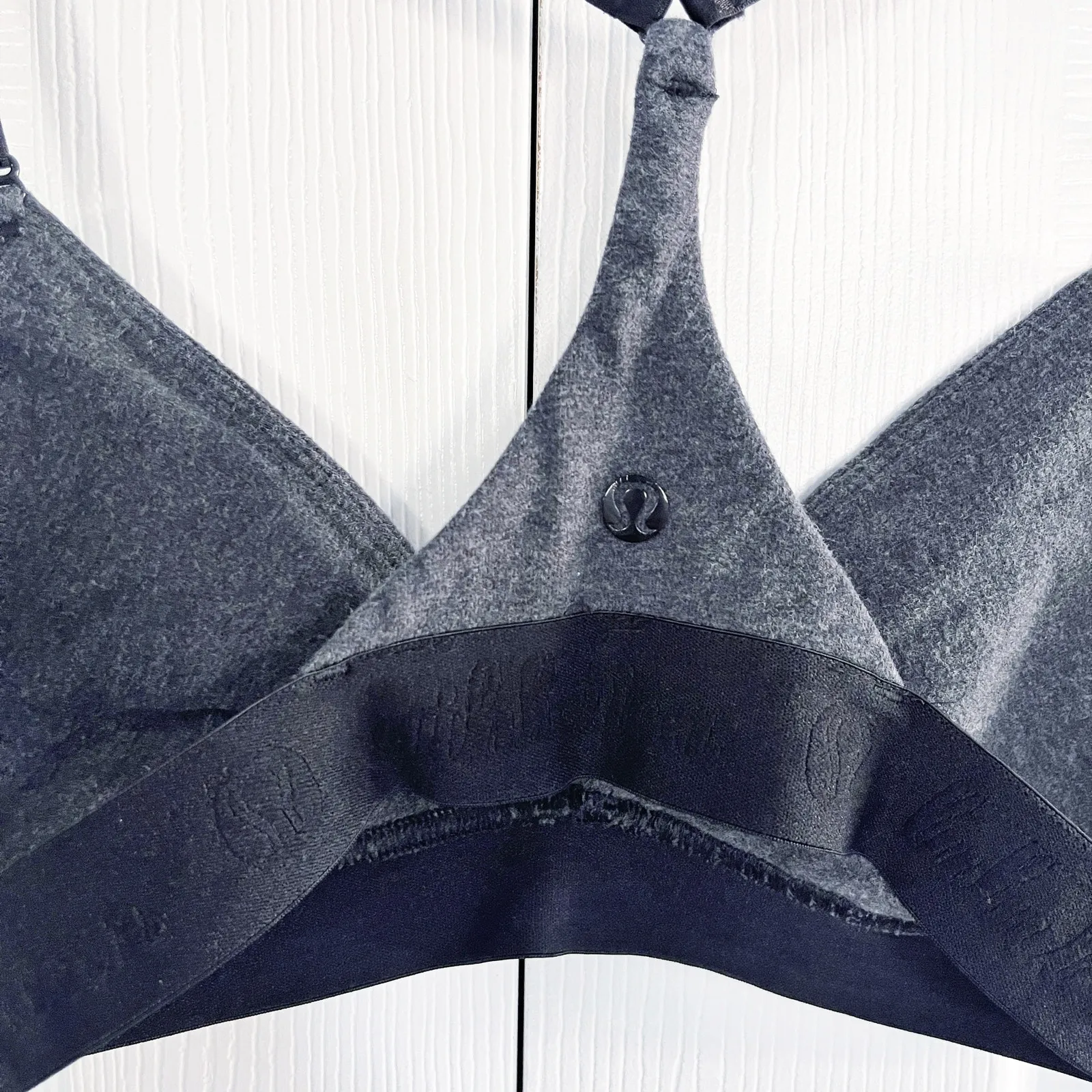 Lululemon Live Natural Bra II in Heathered Inkwell - Image 4