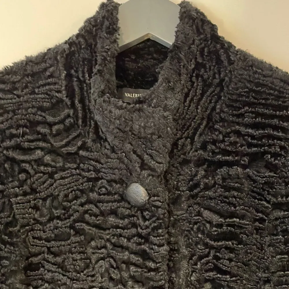 Valerie Stevens Womens‎ Dress Coat 3/4 Sleeve Classic Black Medium Black - Image 3