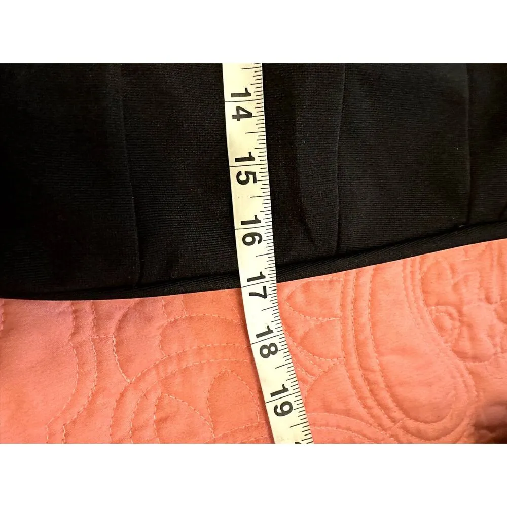 China Doll Embellished Evening Dress Small Black Polyester Crystal Beaded Size 12 - Image 9