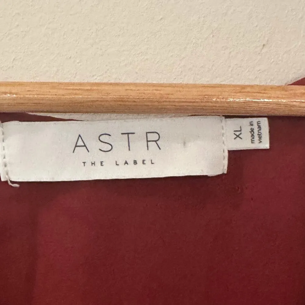 ASTR The Label Floral Ruched Front Hilow Floral Dress sz XL - Image 5