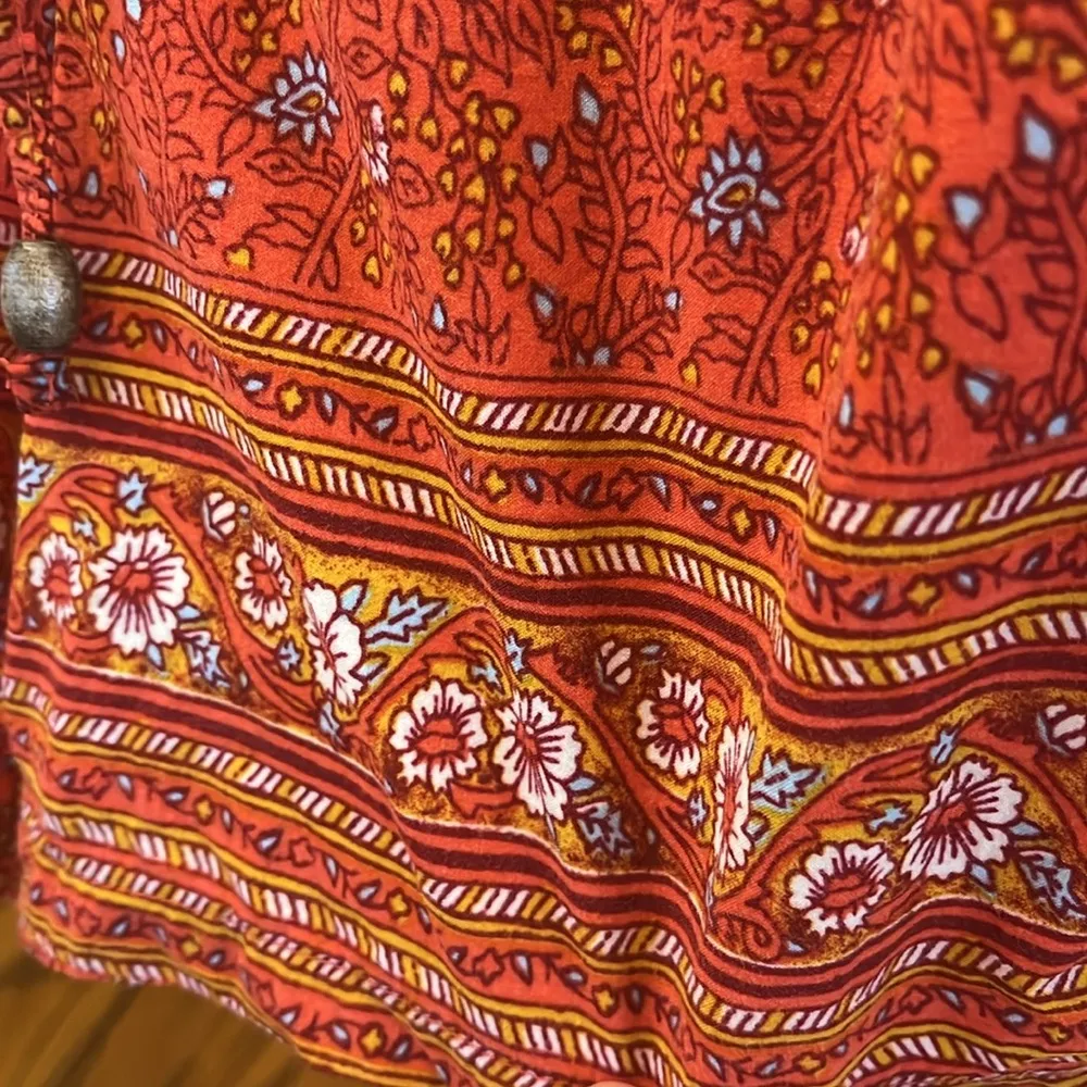 Shorts Elastic Drawstring Waist Burnt Orange - Image 11