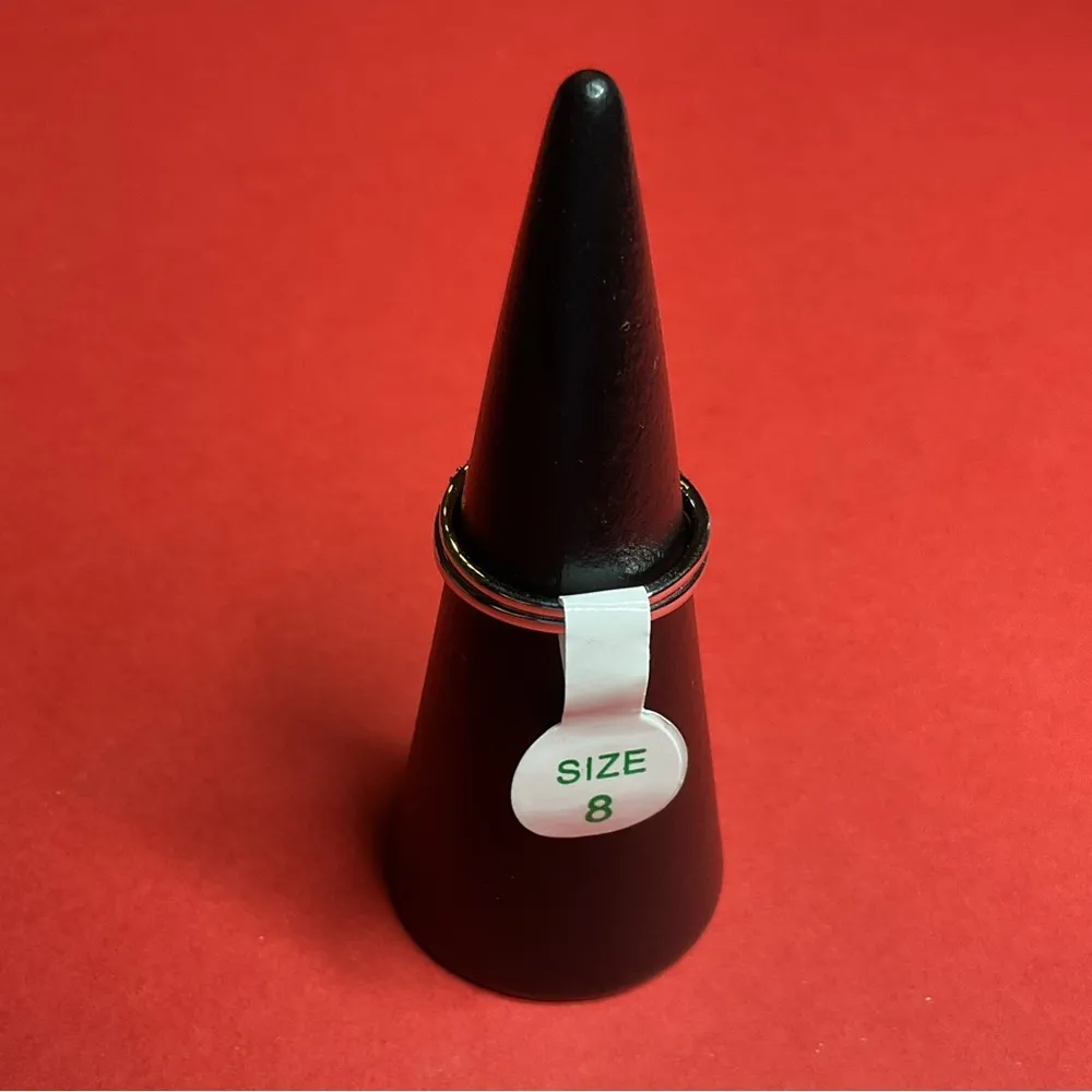 Bomb Party RBP7447 “Just Give Me A Reason” Cubic Zirconia on Rhodium S8 Ring NWT Silver Size 8 - Image 3