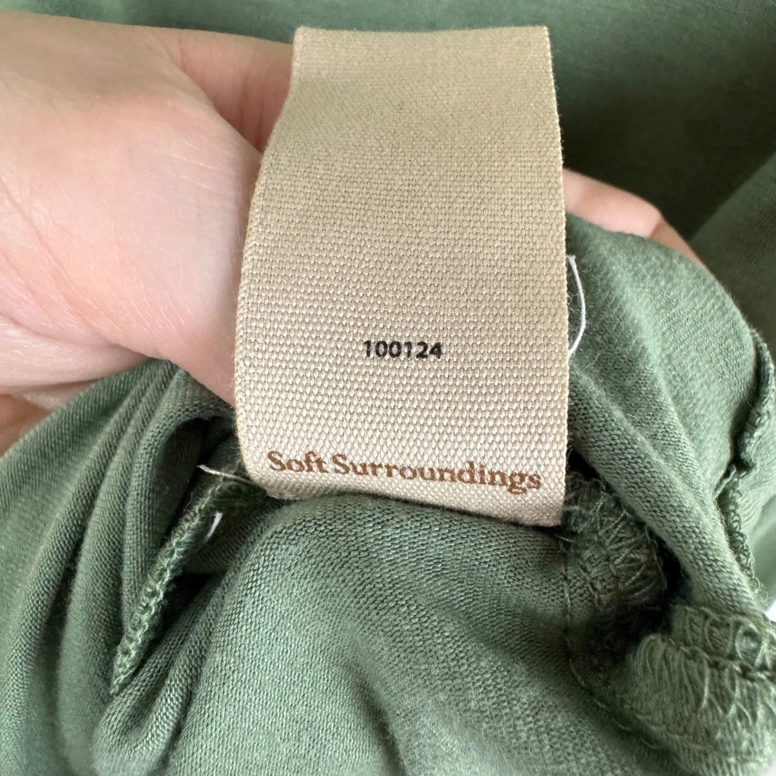 NWT Soft Surroundings Willa Layered Tunic Top Small Green Lagom Minimalist Comfy - Image 8