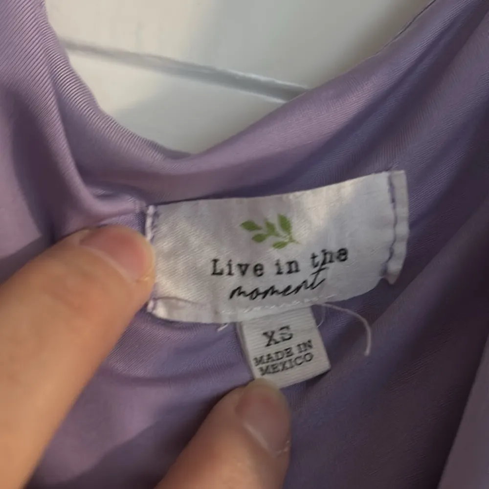 Live in the Moment Lilac Top - Image 2