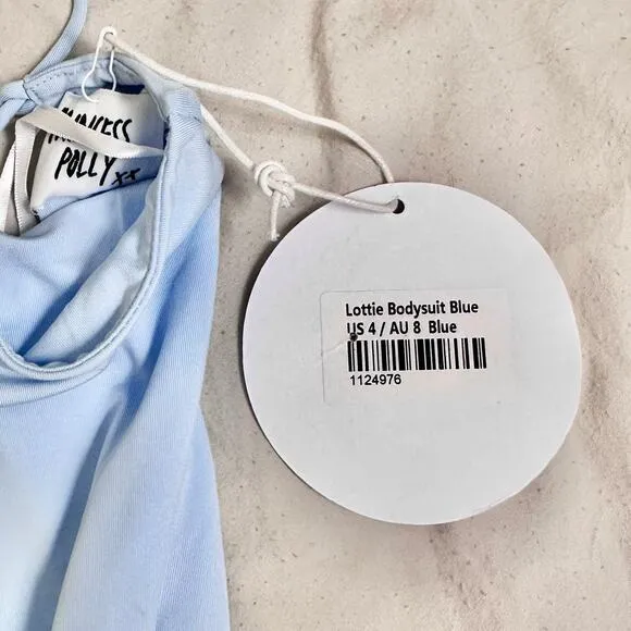 Princess Polly Lottie Bodysuit Blue‎ Size US 4 Small - Image 7