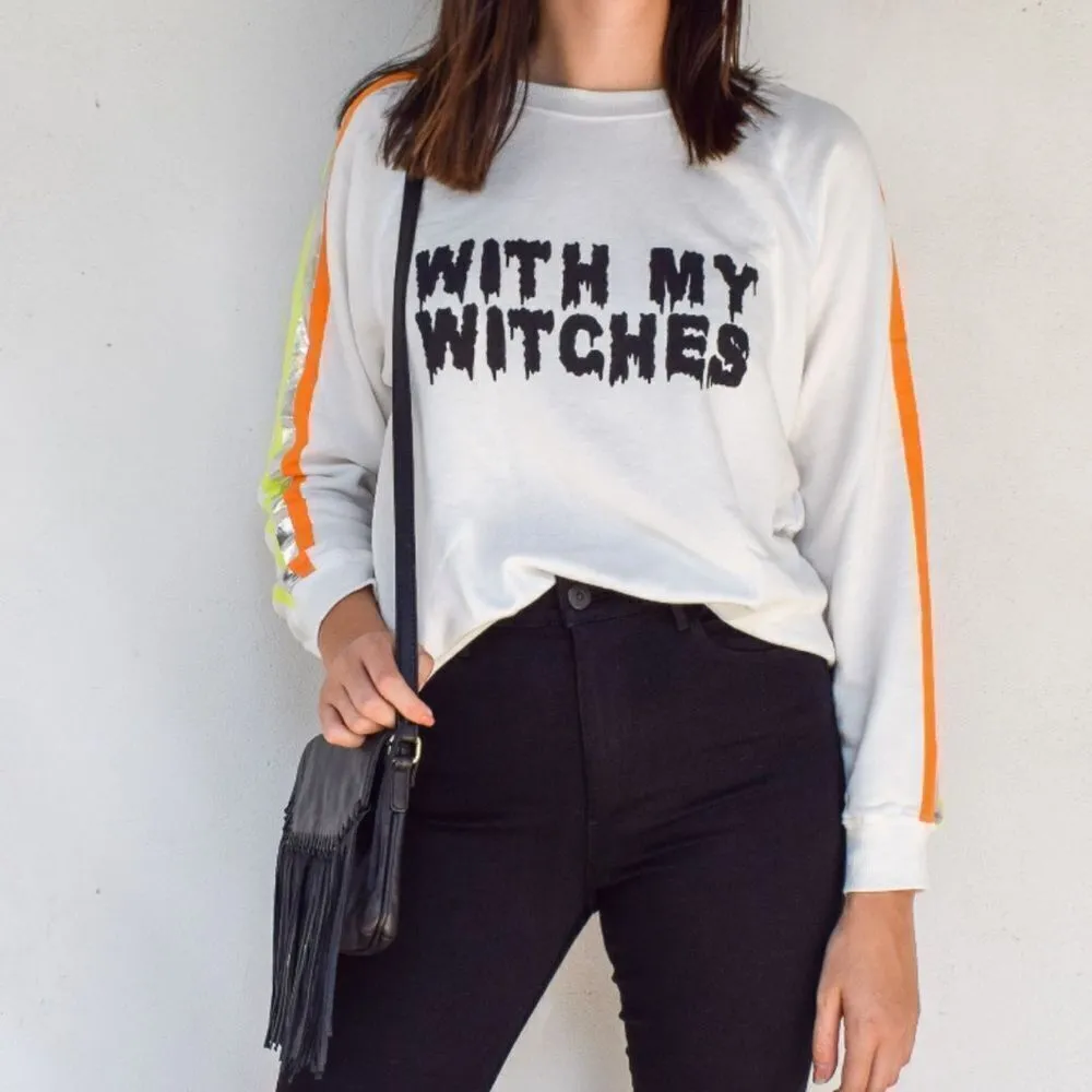 Wildfox With My Witches sweatshirt size small - Image 2
