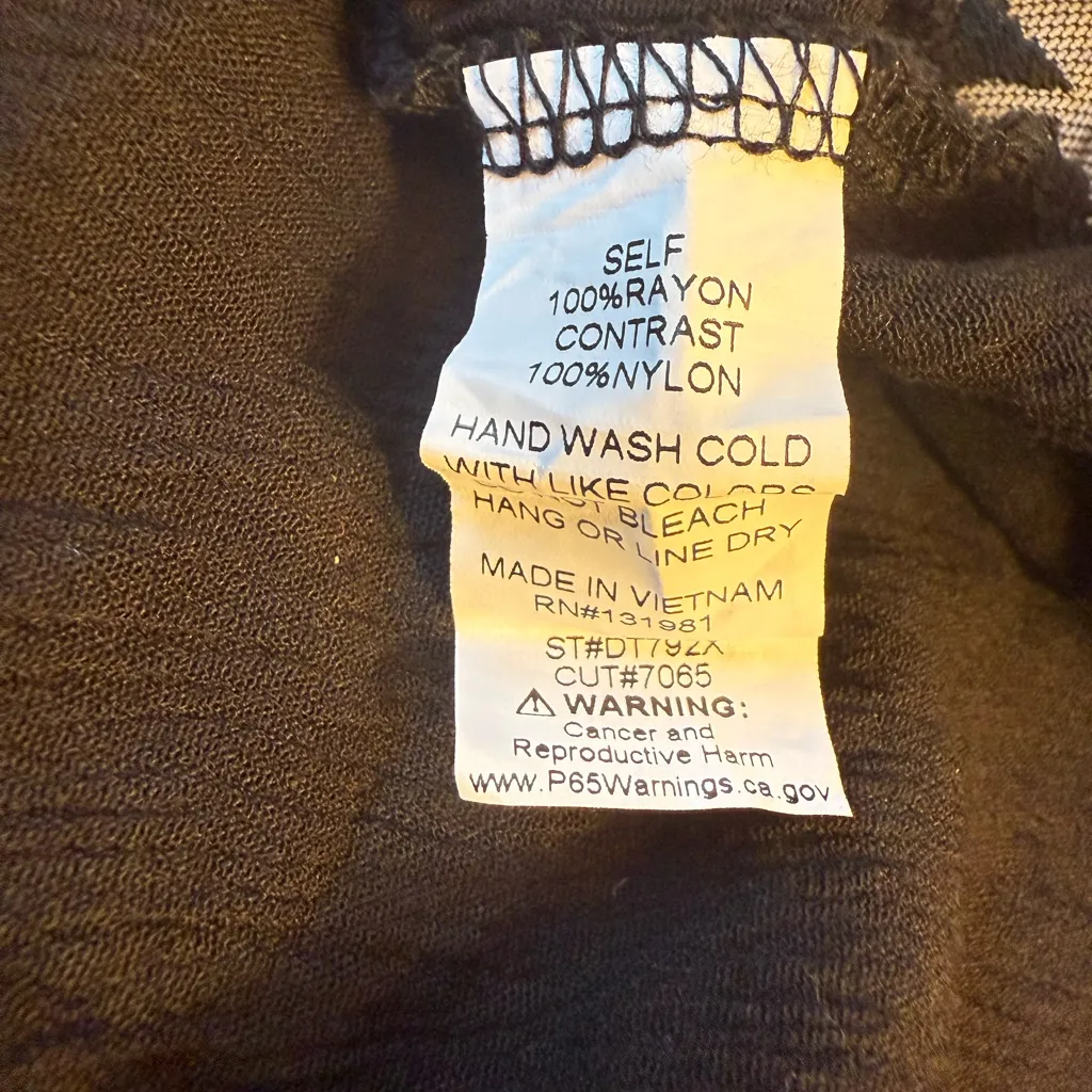 Corvia black Trim Blouse Size 2X - Image 5