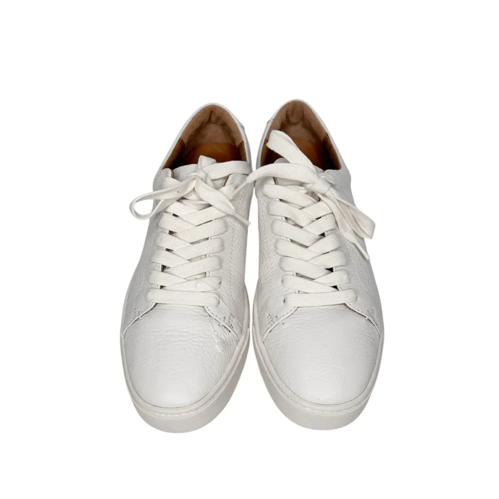 FRYE WHITE LEATHER SNEAKERS SZ 9.5 NWOT - Image 2