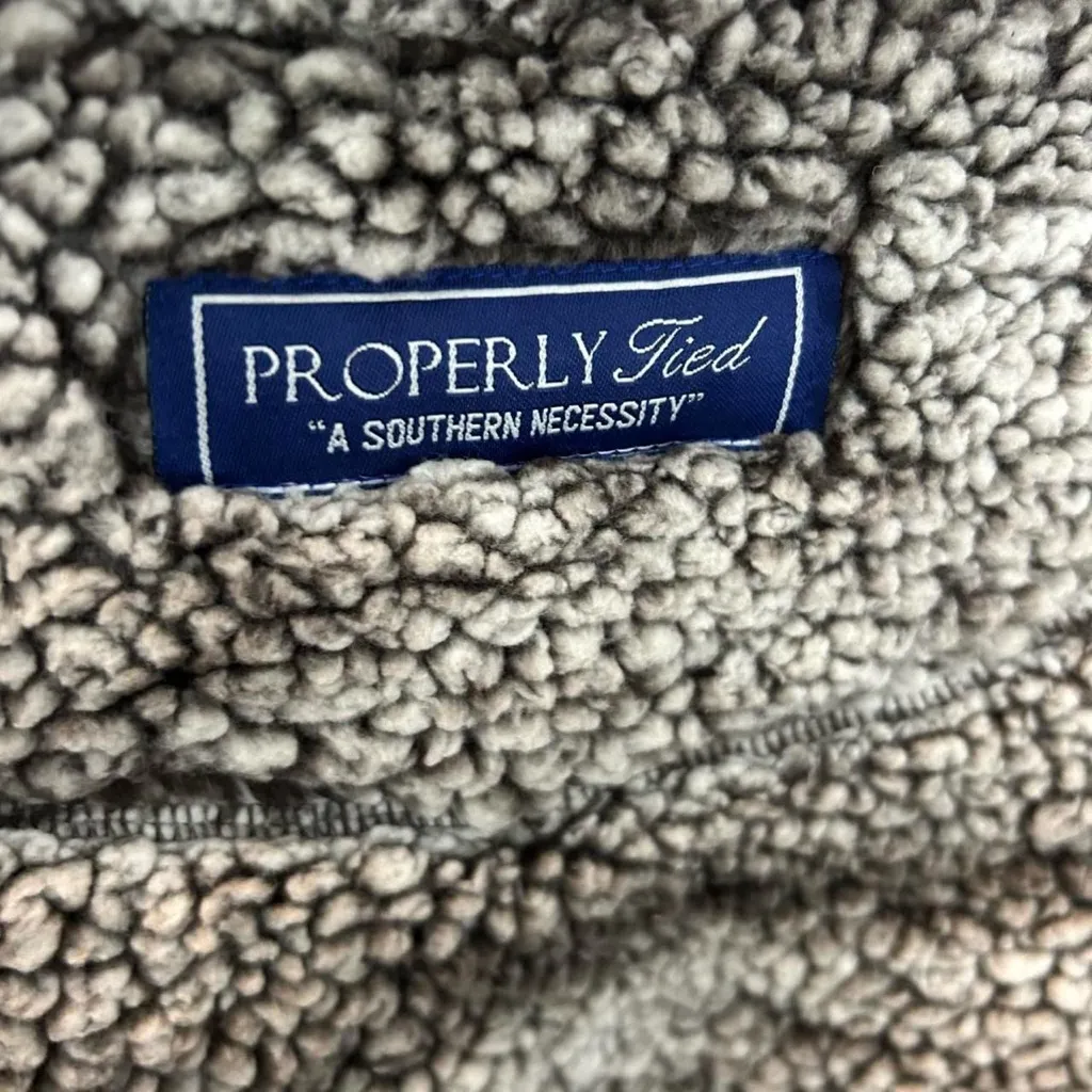 Properly Tied Sherpa Quarter-Zip Pullover | Men’s XL ❄️🦆 - Image 4