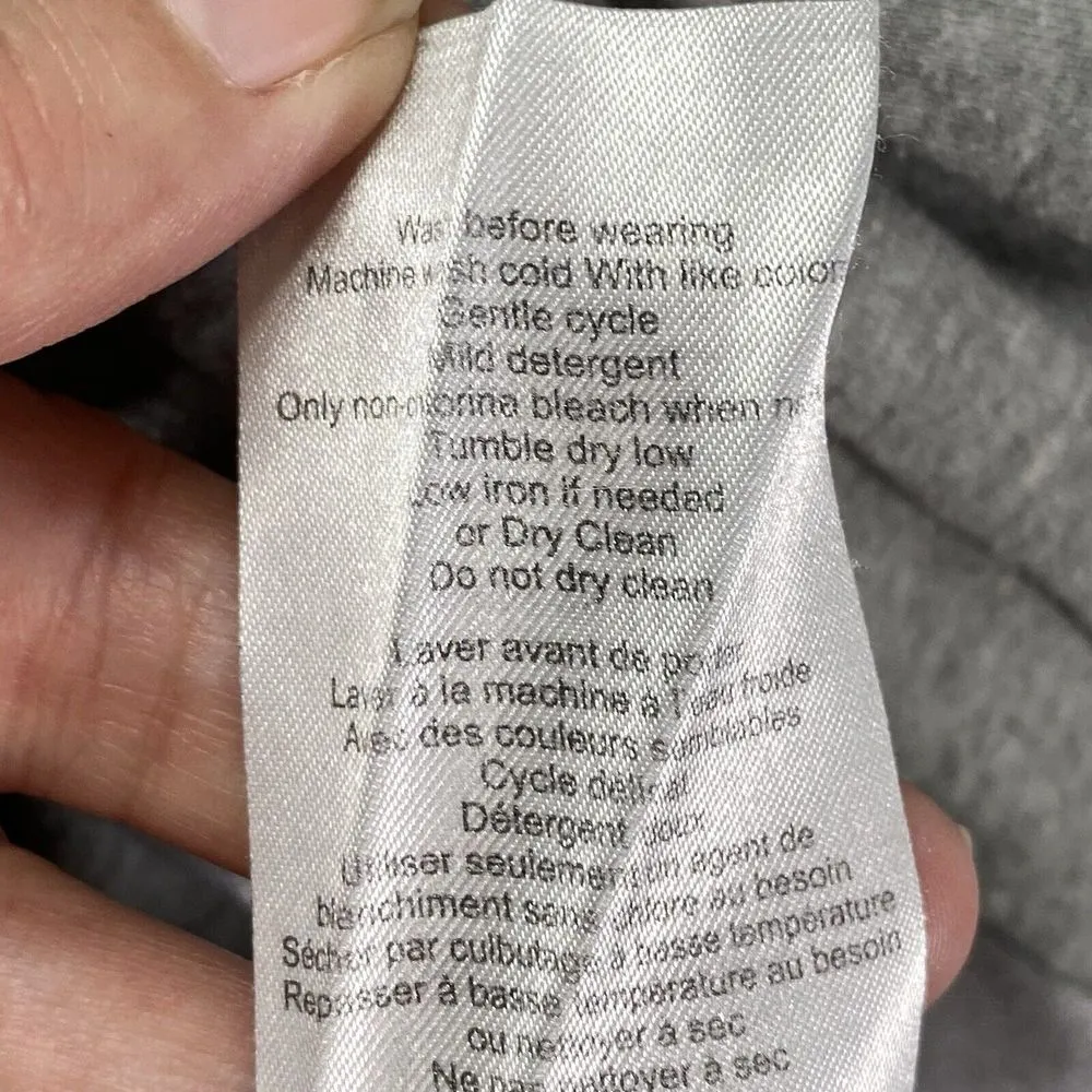 Motherhood Womens Small Maternity Robe Ladies Bump sleep gray pajama - Image 6