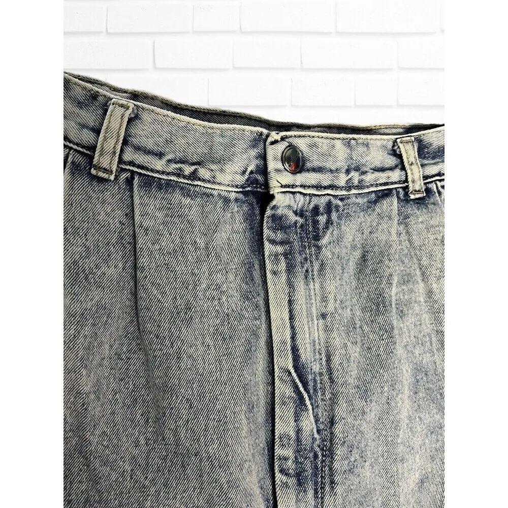 Vintage Women's Size 12 Acid Wash‎ Jeans Pizzazz High Rise Blue - Image 5