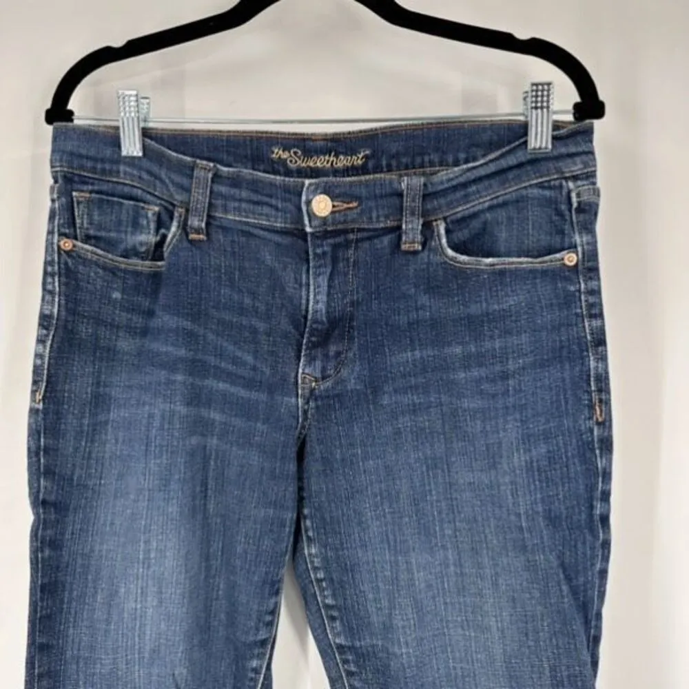 Vintage 90s Old Navy The Sweetheart Women's Medium Wash Boot Cut Stretch Jeans 8 - Image 7