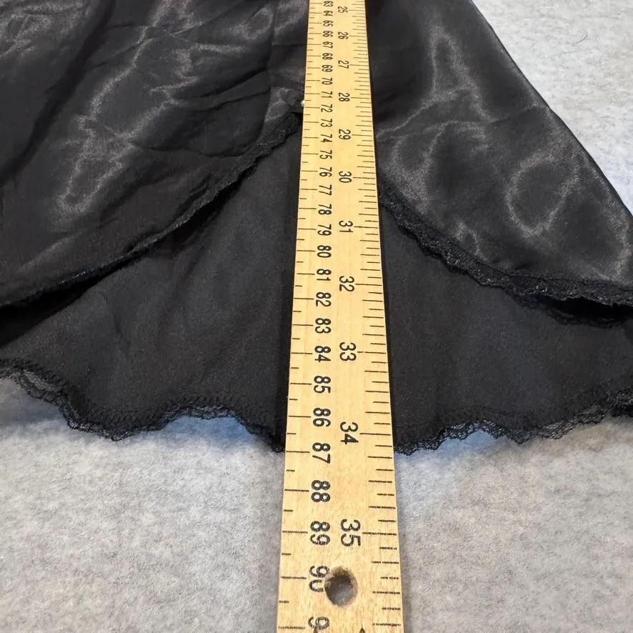 Wacoal Black Lace Trim Slip Camisole Nightgown Lingerie Womens M NEW - Image 12