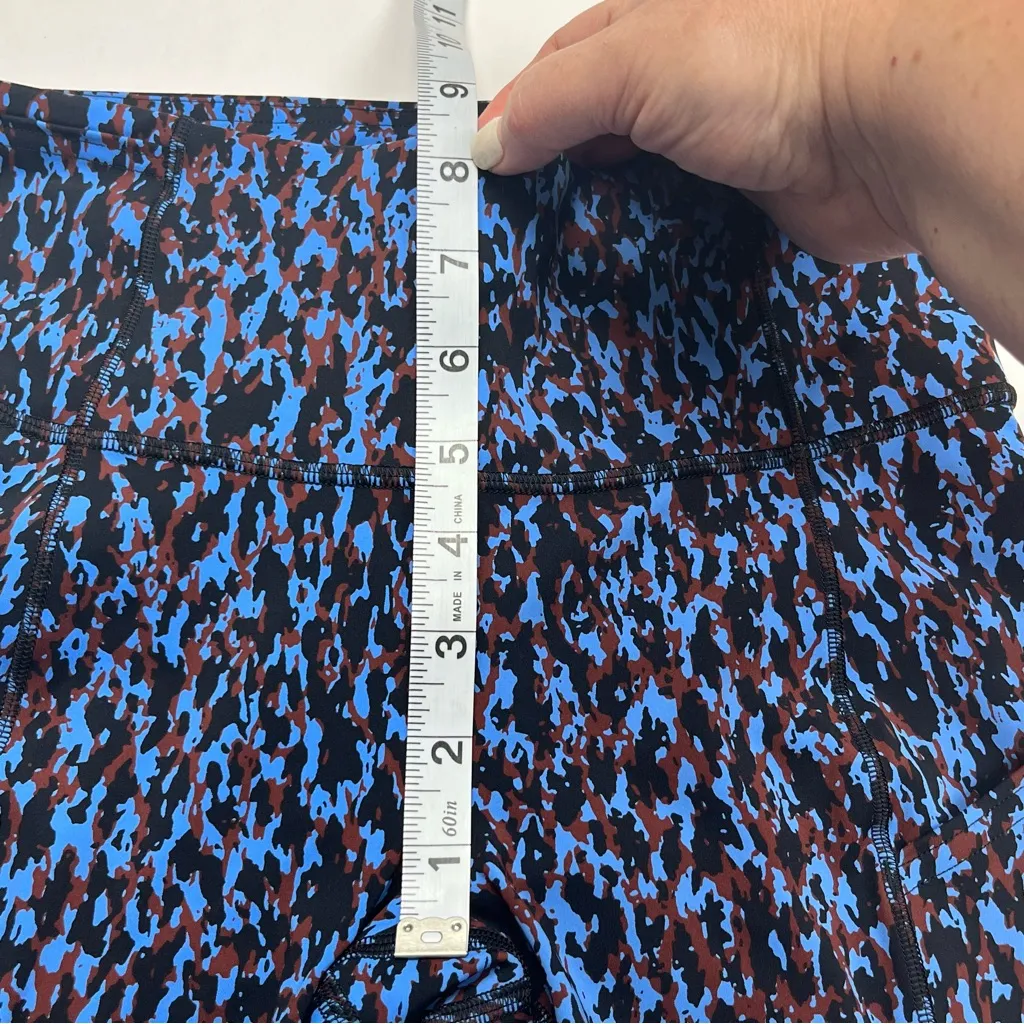 Lululemon Fast & Free Tights Womens Size 4 Blue Black Athletic Leggings LW5BXRS‎ - Image 8