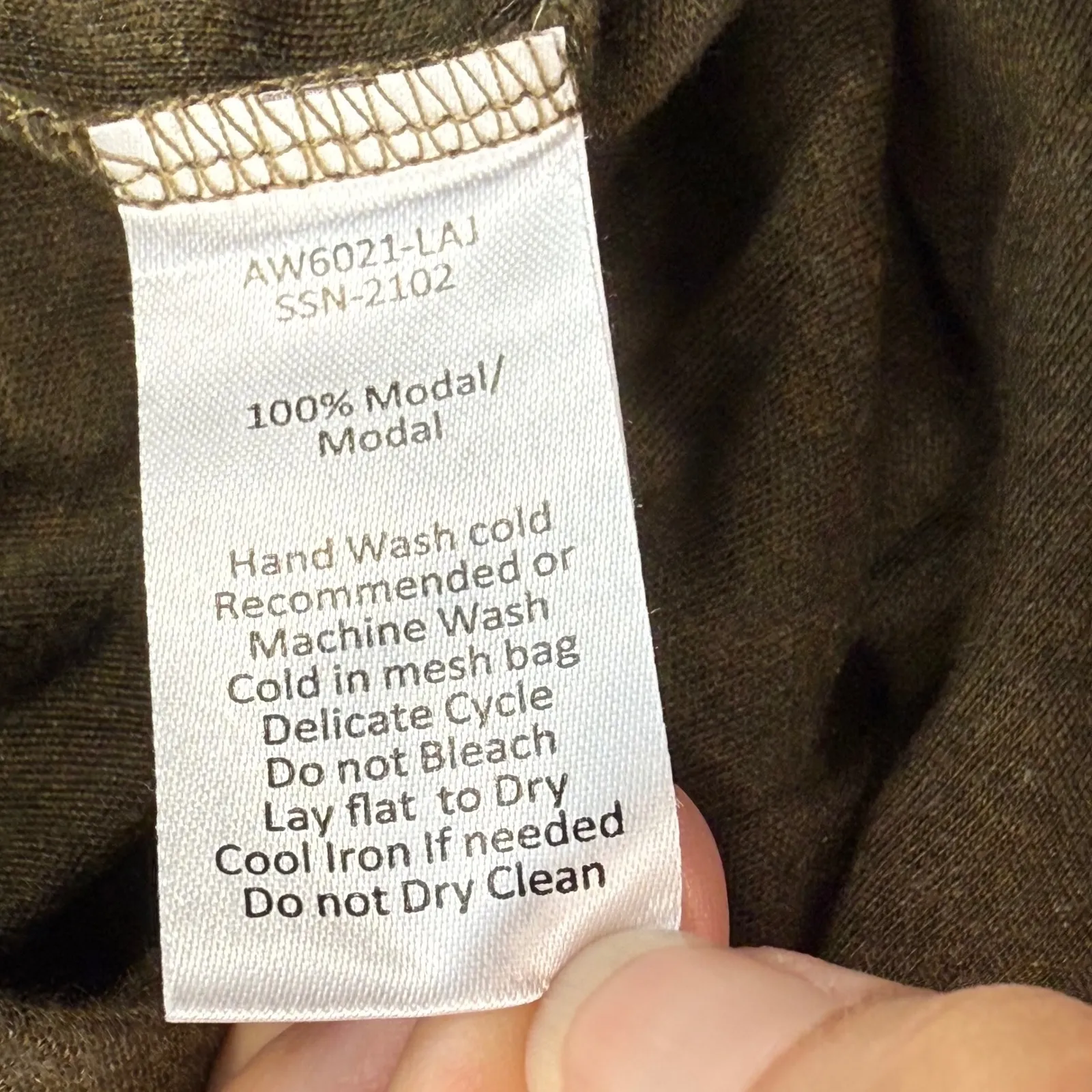 ATM‎ Drawstring Maxi Skirt Olive Green Casual Everyday Comfy S READ Size undefined - Image 6