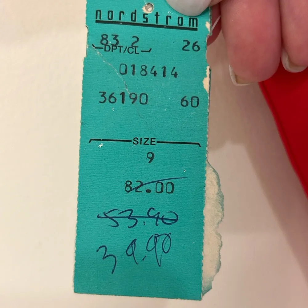 Vintage Gunne Sax by Jessica McClintock Red Semi-Formal size 9 DEADSTOCK RARE - Image 4