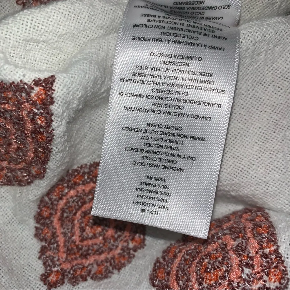 Michael Kors White Embroidered T Shirt Shift Dress size 4 - Image 11