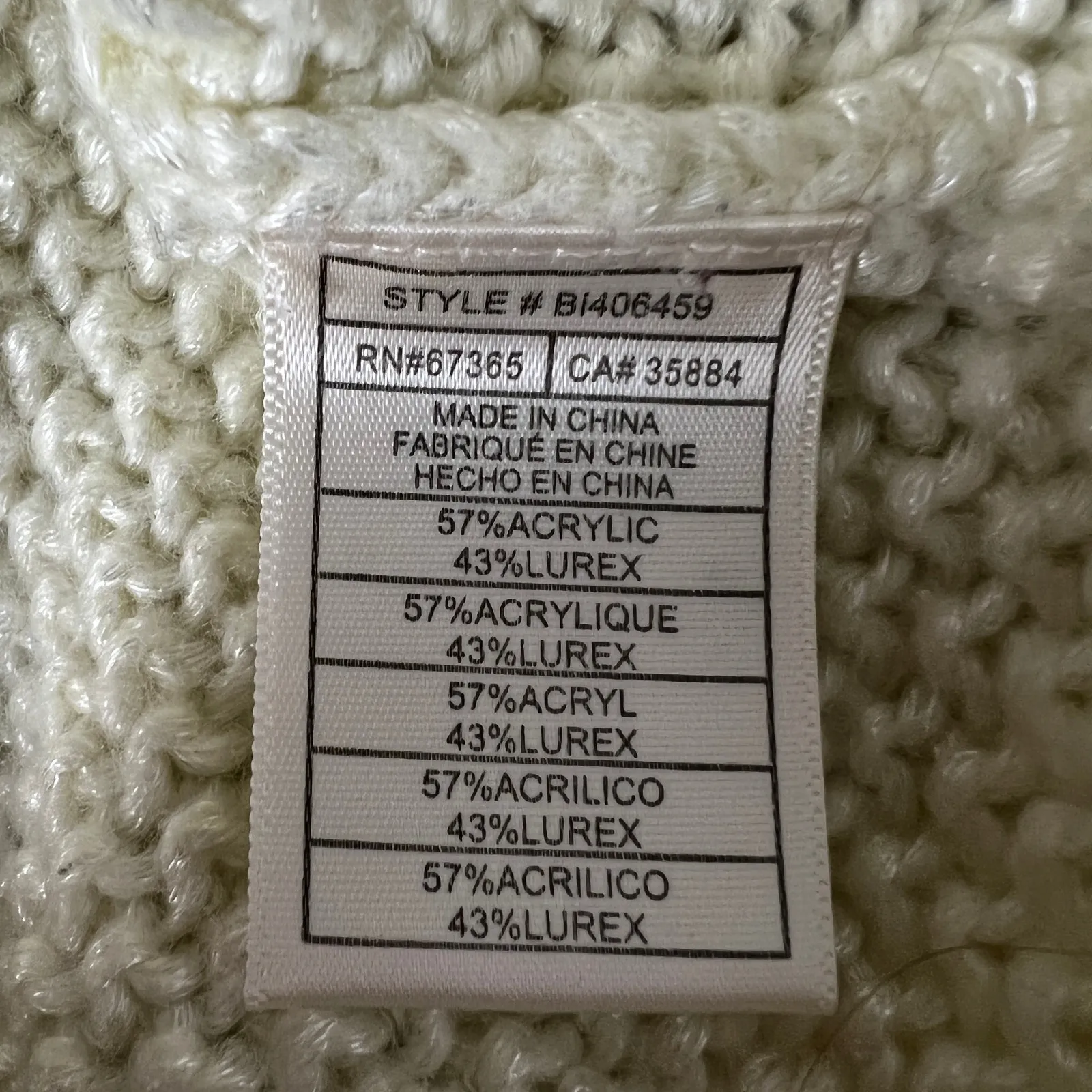 BB Dakota Sweater Womens XS Chunky Knit Preppy Career Academia Workwear School - Image 9