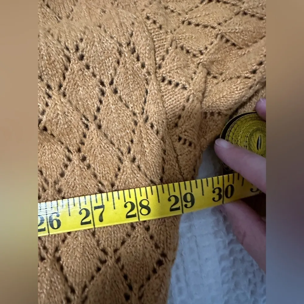 Wonderly Indian Gold Mock Neck Oversized Lightweight Sweater - Size 2X Fall cozy - Image 13