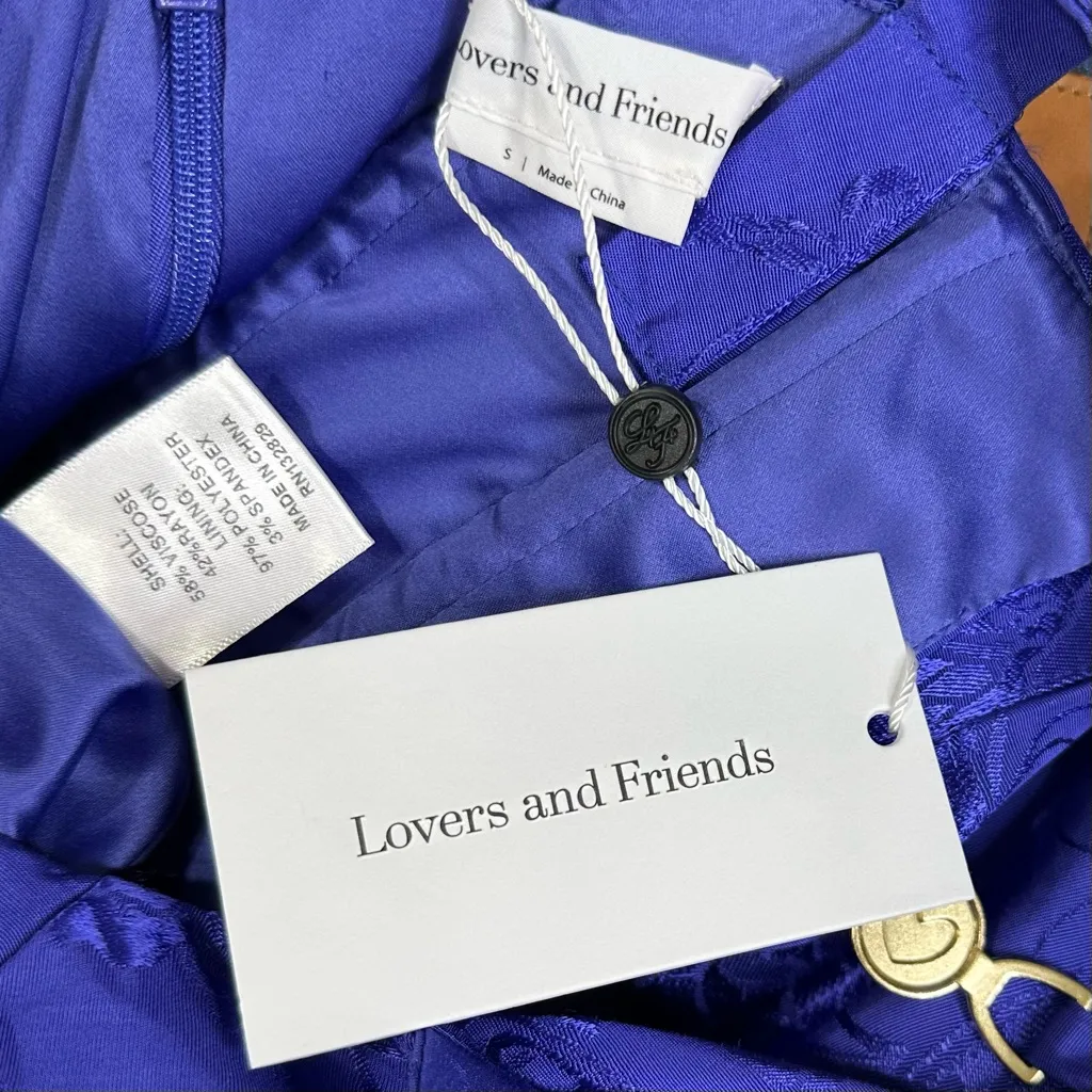 LOVERS + FRIENDS Bellevue Gown, Purple, Small - Image 12