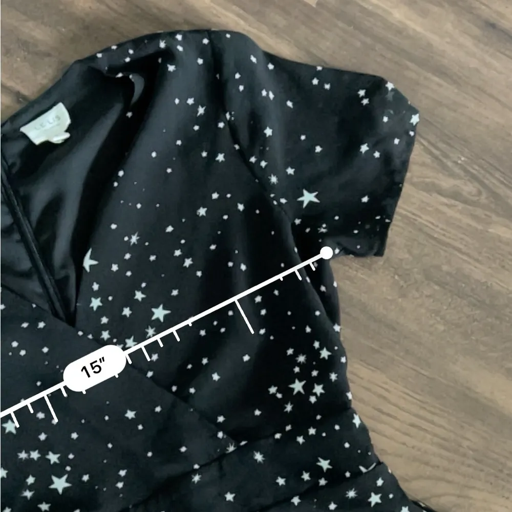 Le lis chiffon star print ruffle romper - Image 2