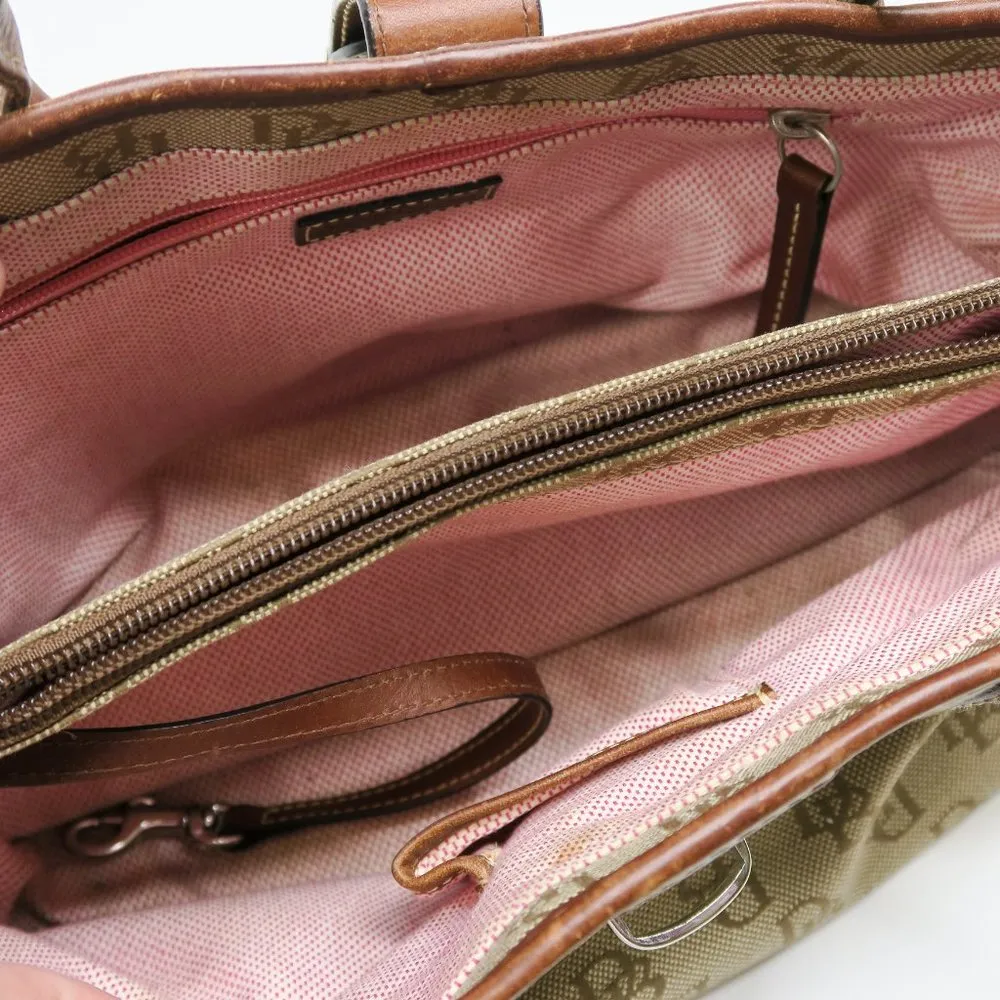 Vintage 90s Dooney & Bourke Signature Small Double Handle Tote - Image 6