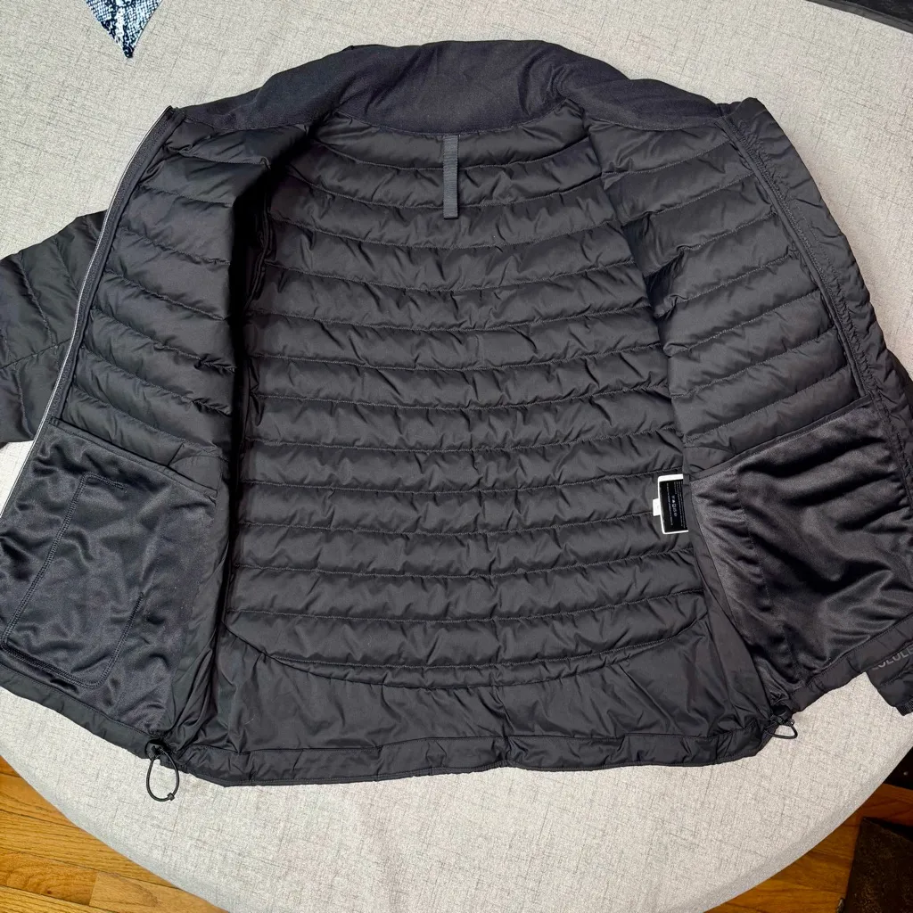Lululemon Lightweight Relaxed Fit Down Jacket Winter Coat Black Size 4 - Image 11