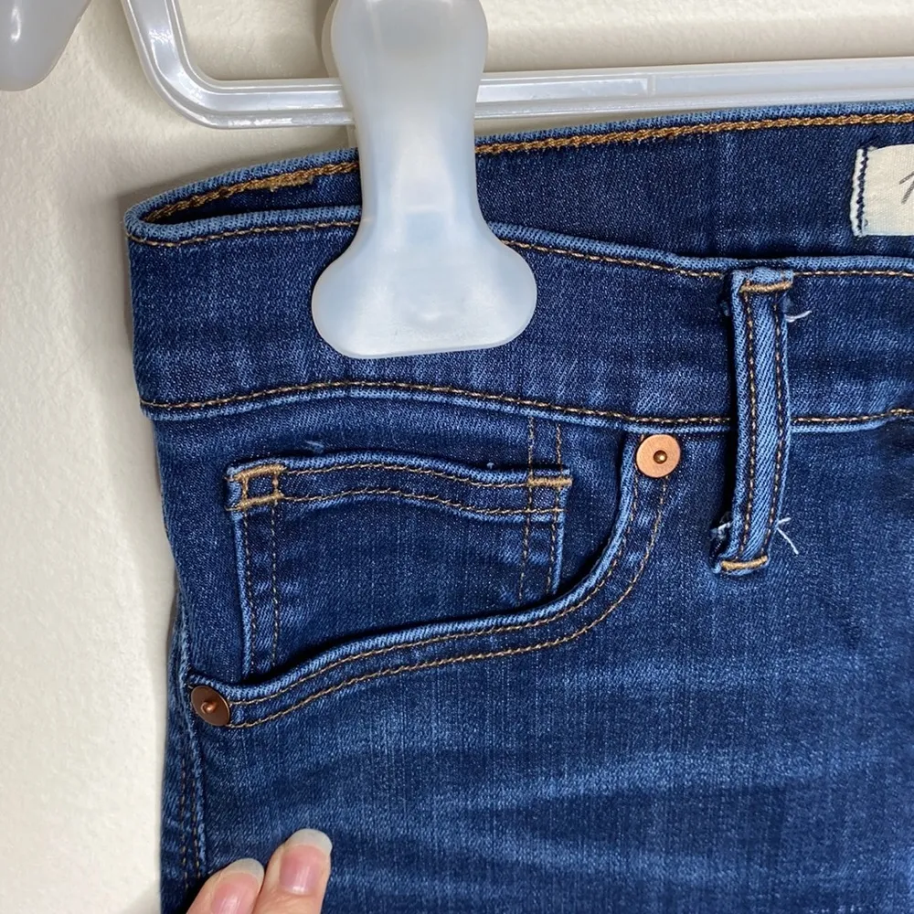 Madewell 9" Mid-Rise Skinny Jeans in Larkspur tencel stretch Denim Edition sz 25 - Image 64