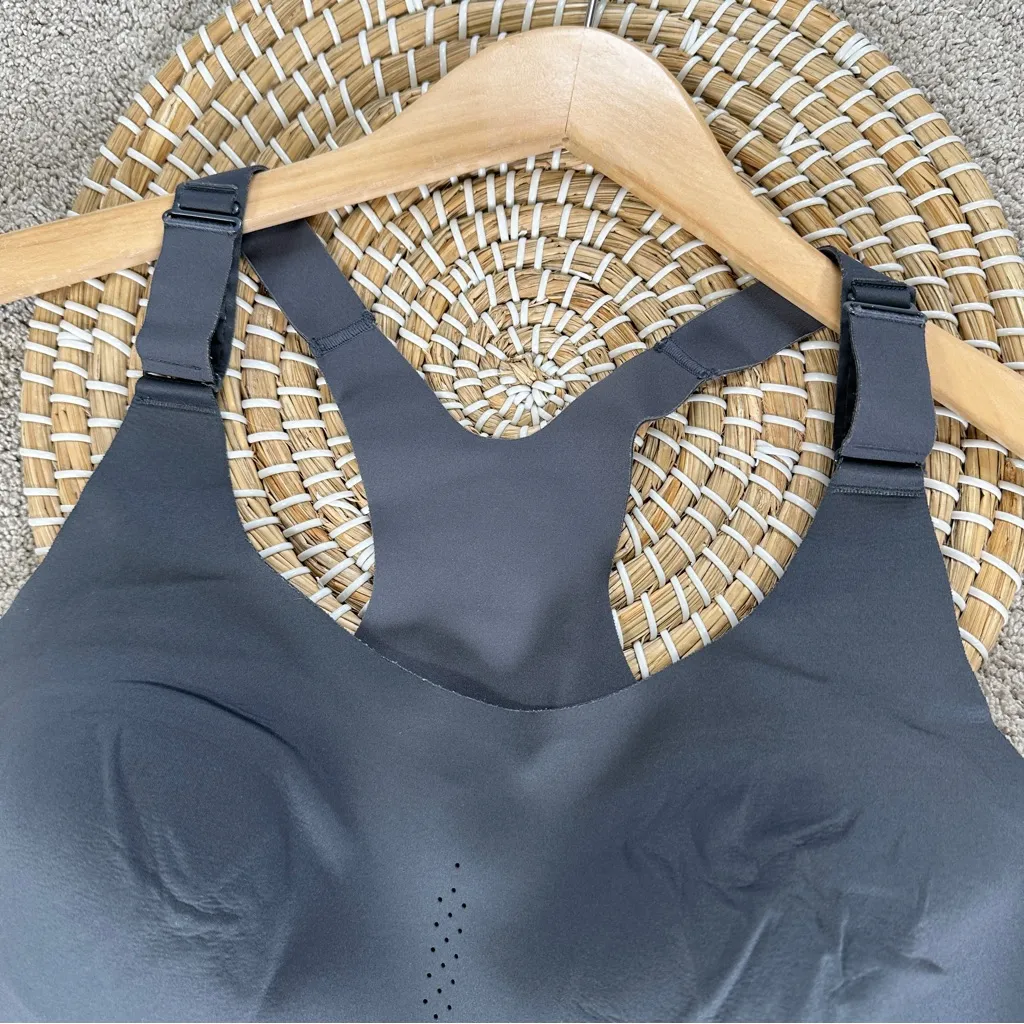 Brooks Women’s Dare Racerback 2.0 Sports Bra Running in Asphalt Gray 40DD - Image 5