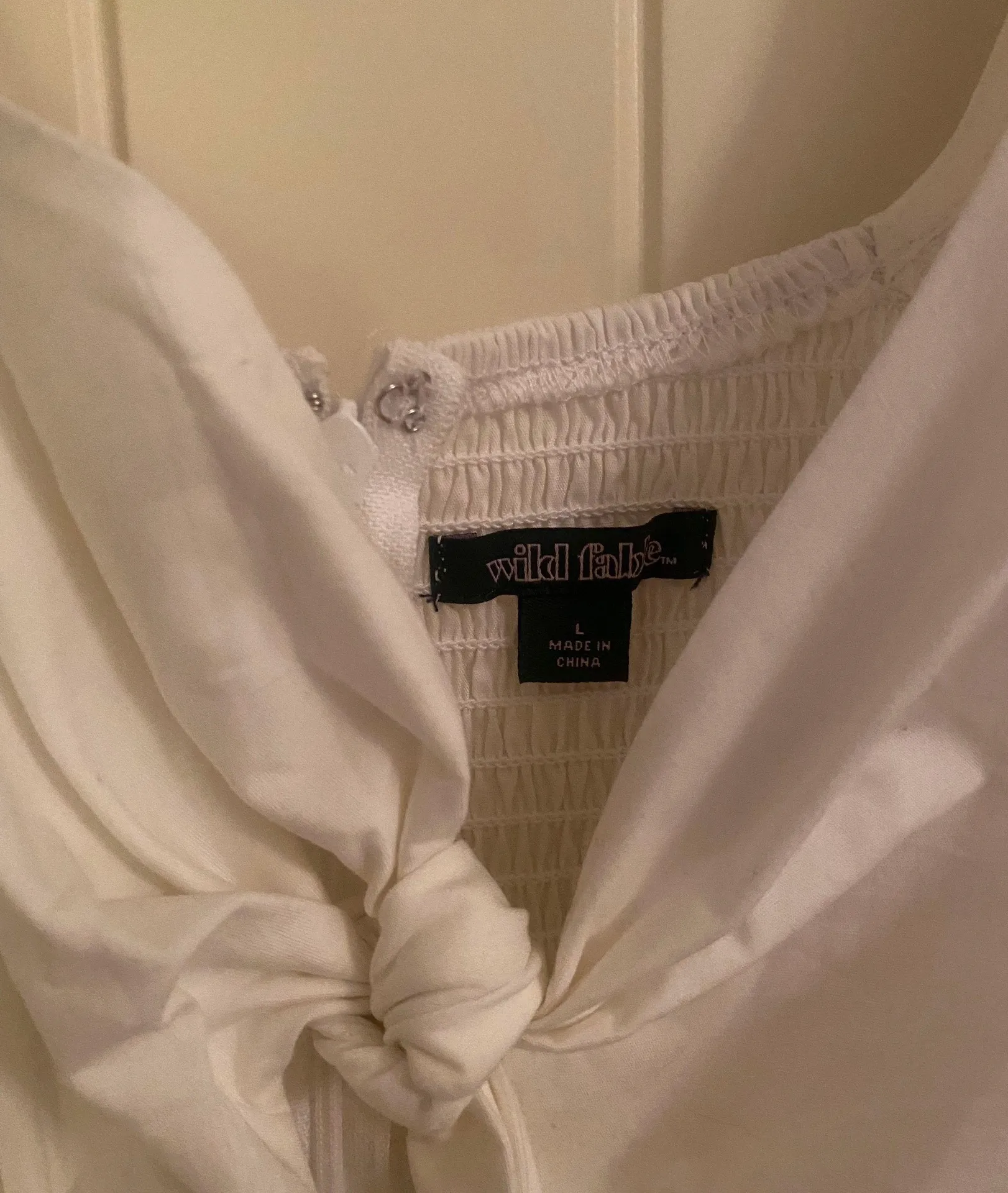 White Tie Dress - Image 2