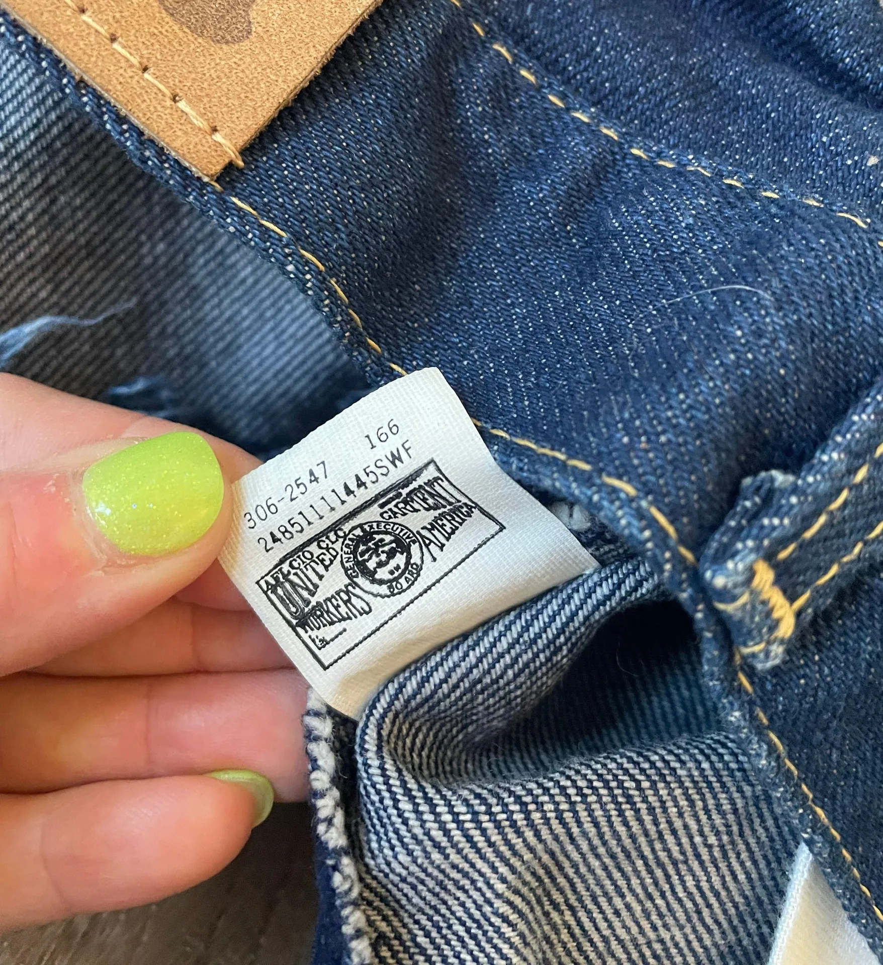 Lee Vintage Deadstock  Misses Genuine Bootcut Riders heavyweight women’s sz 16MED - Image 12