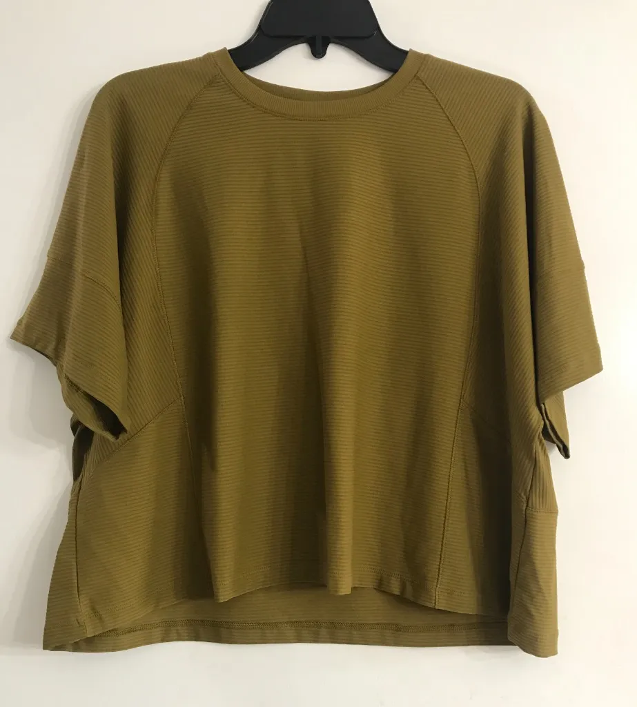Calia Women's Oversized Renew Boxy Tee in Olive Bronze in size XXL NWT - Image 3