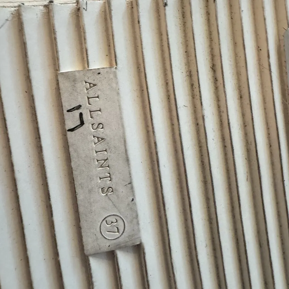 AllSaints Mercia Calf Hair Leopard Print Sneakers Womens Size 6 EUR 37 Cheetah - Image 8