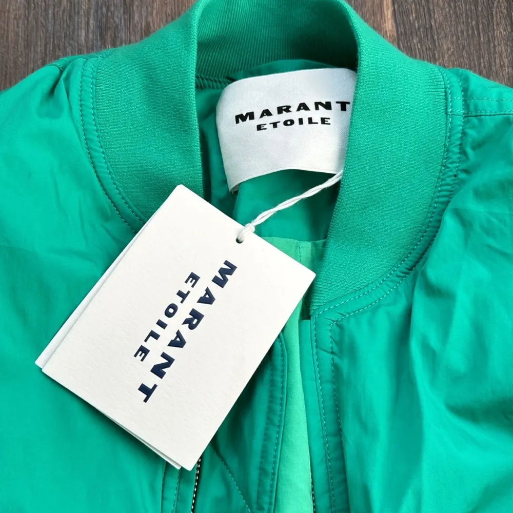 Marant Etoile Bessime Jacket in Emerald - Image 2