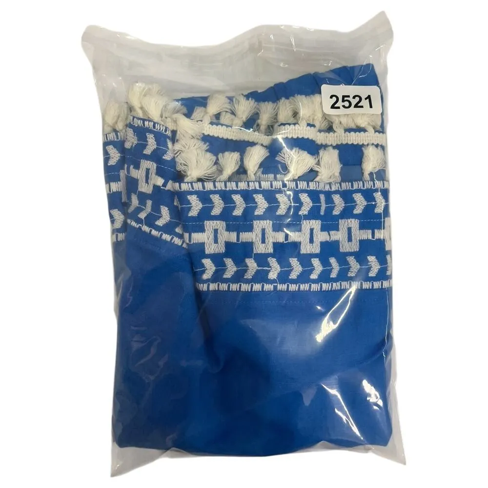 J Crew Skirt New Womens Extra Small Blue Linen Embroidered Southwest Tassel - Image 11