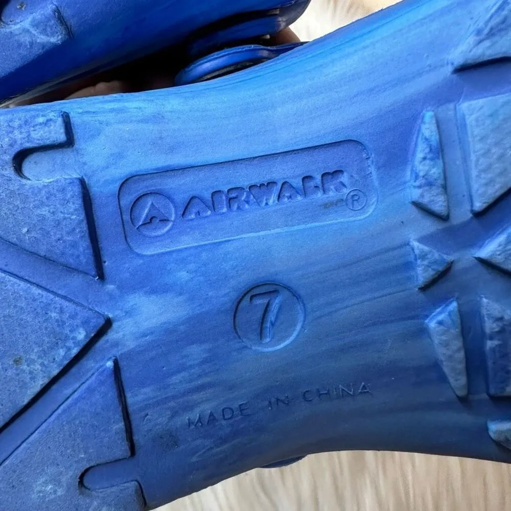 Airwalk Shoes Blue Tie Dye Comfort Sandals Slides Size 7 - Image 5